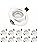 Sanlumia 10X LED Ultra Slim Recessed Downlight | 5W Cool White Spotlight