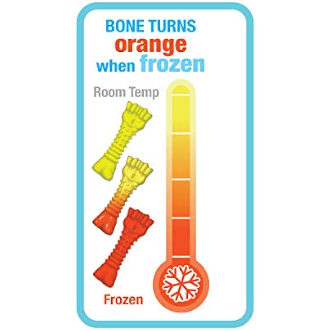 Nylabone Puppy Teething Freezer Bone - Lamb & Apple Chew Toy, Small