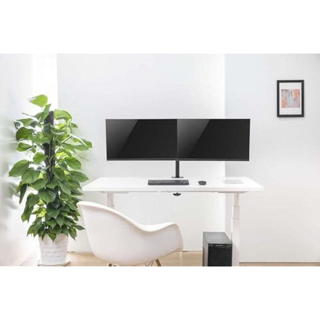 Audizio MAD20 Dual Monitor Desk Mount – Full Motion Steel Arms for 13-32"