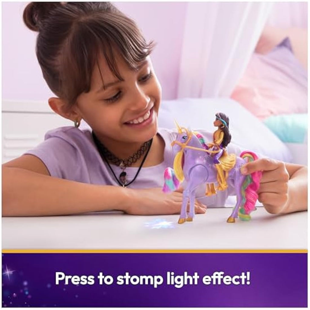 Unicorn Academy Sophia & Light Magic Wildstar Light-up Doll Set