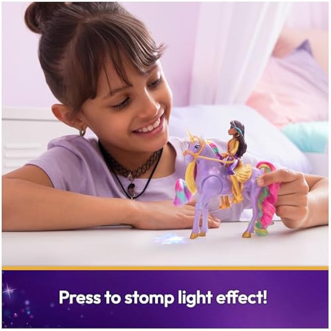 Unicorn Academy Sophia & Light Magic Wildstar Light-up Doll Set