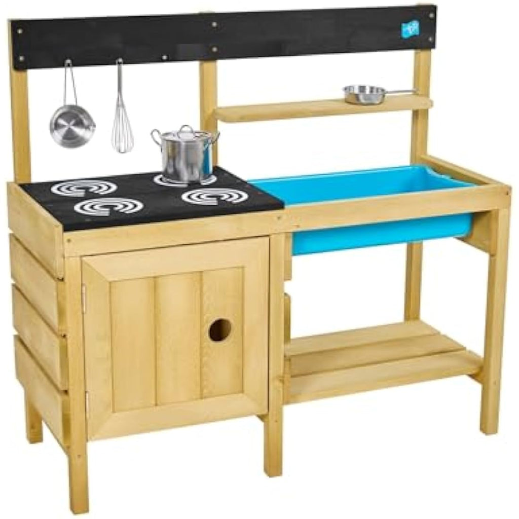 TP Toys Junior Chef Mud Kitchen – FSC Timber Outdoor Sensory Play Set
