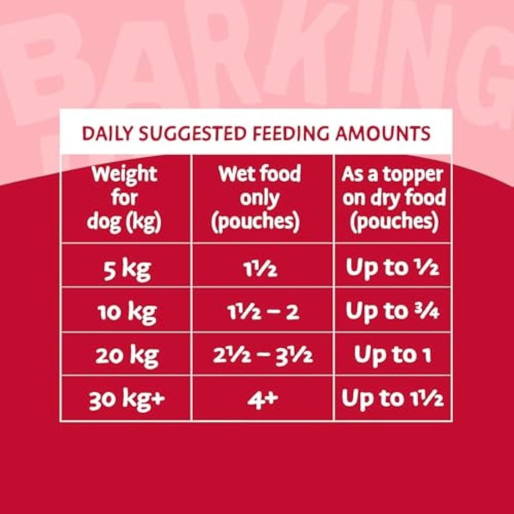 Barking Heads Beef Waggington Grain-Free Wet Dog Food - 10 x 300g