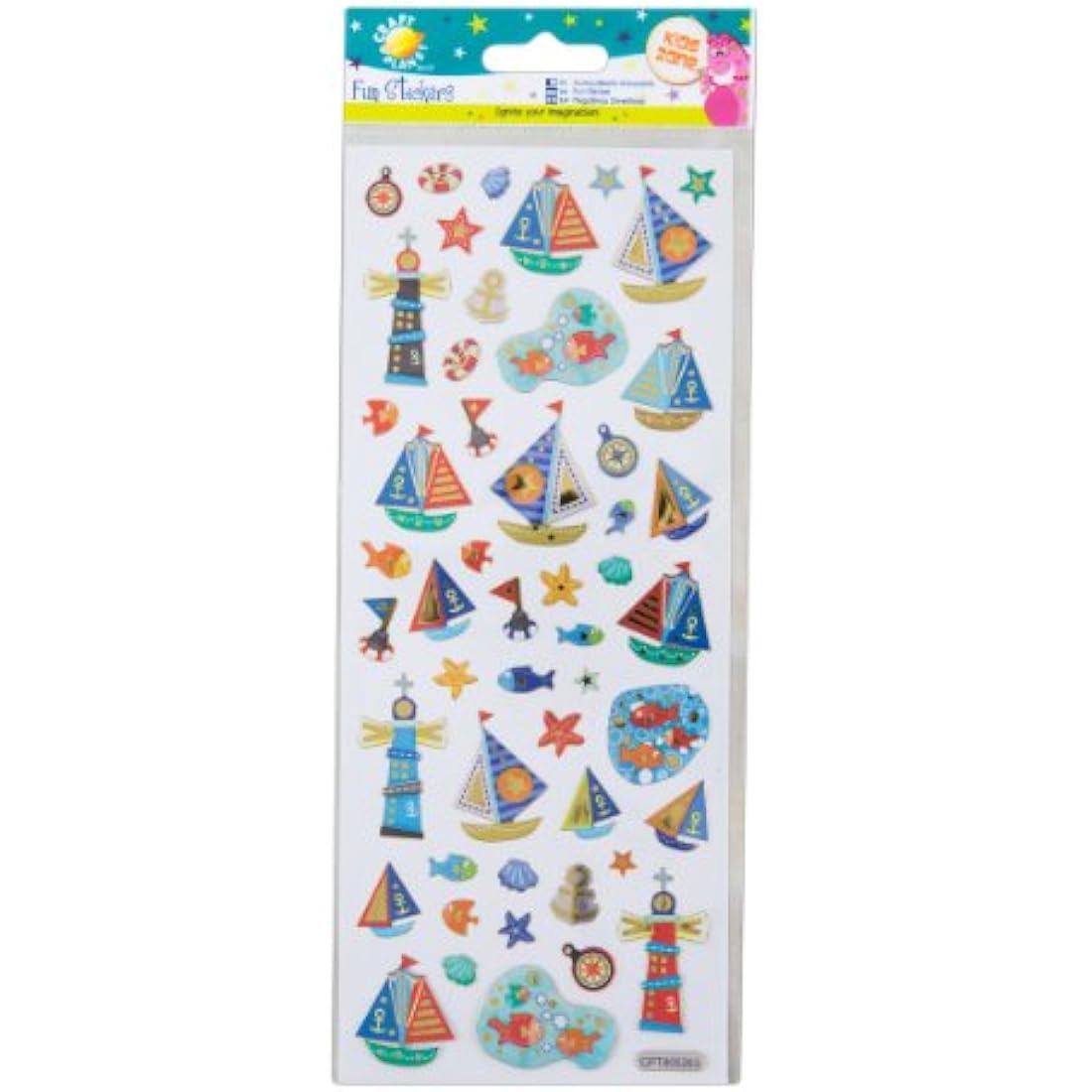 Jolof Store Nautical Stickers for Kids – Scrapbooking & Party Favors