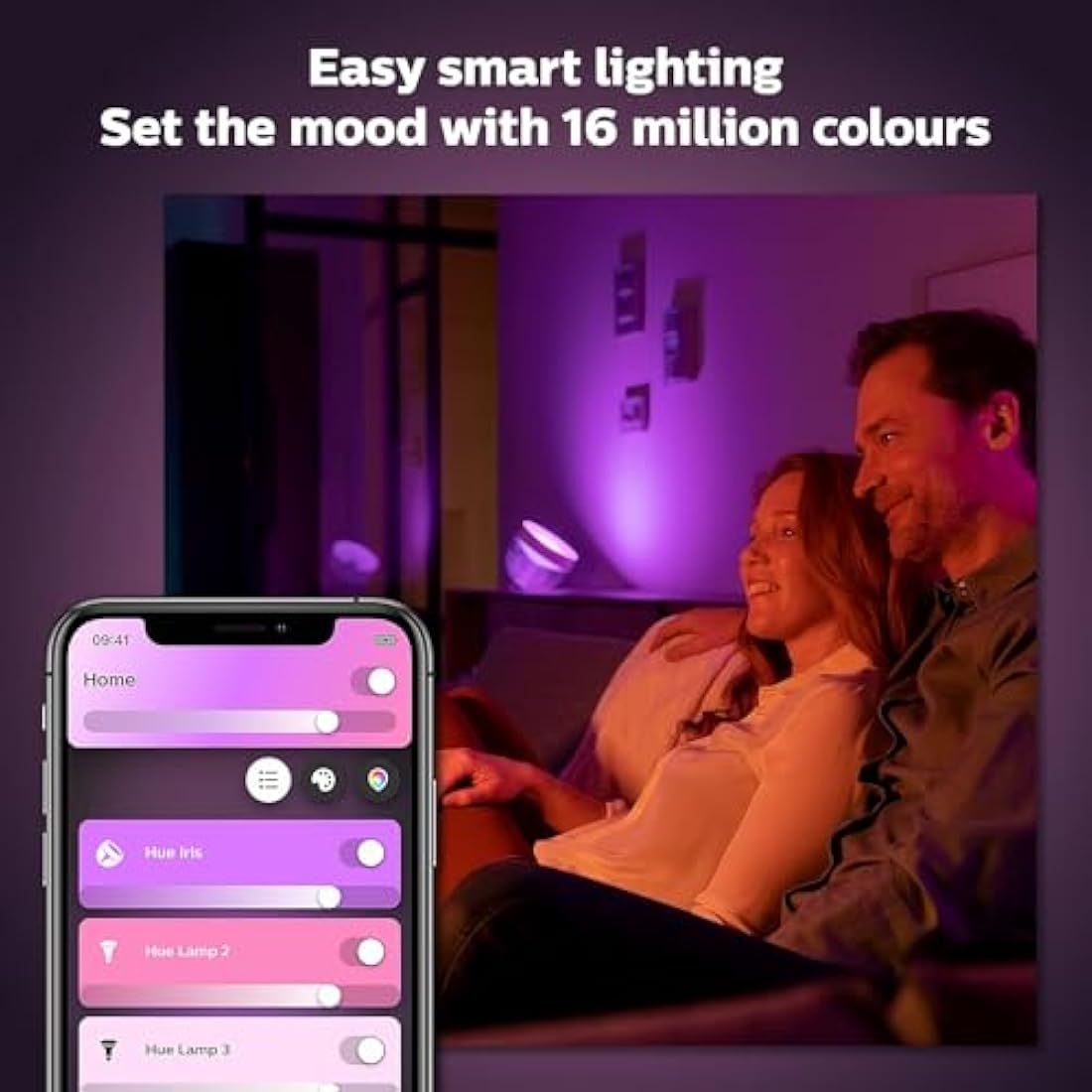 Philips Hue Iris Smart Table Lamp – White & Color Ambiance LED