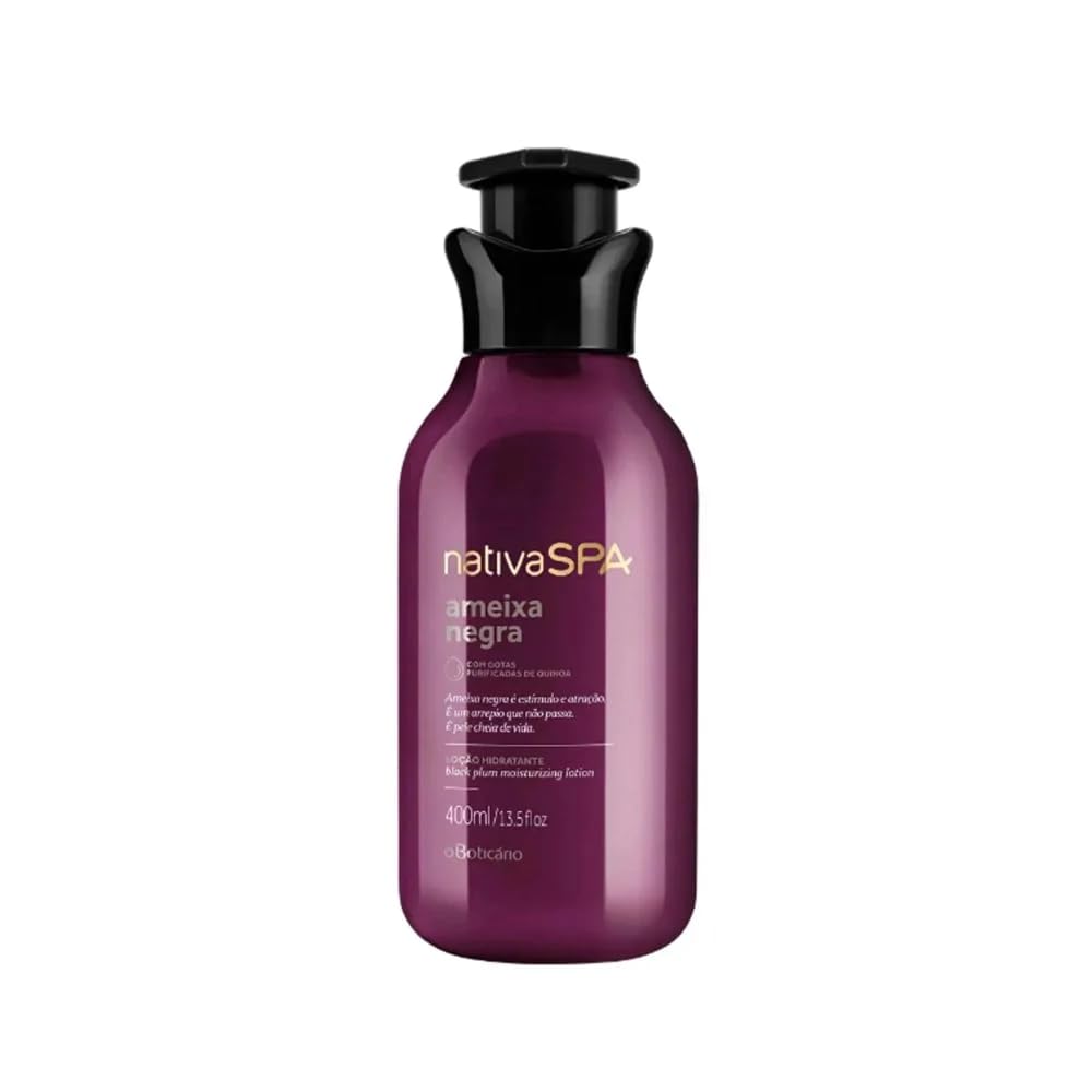 Loção Hidratante Nativa SPA Ameixa Negra oBoticário - Body Lotion 400ml