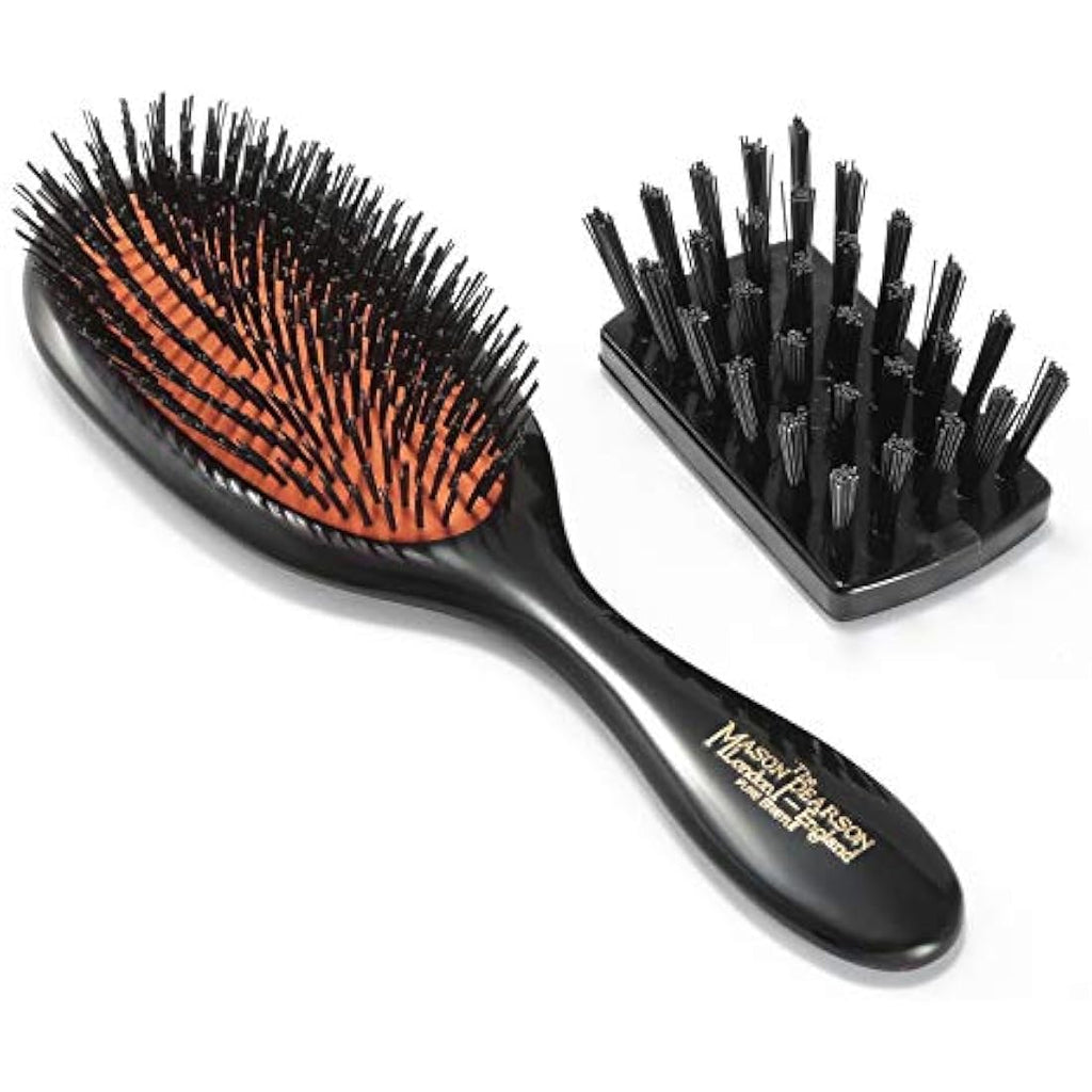 Mason Pearson Handy Pure Boar Bristle Hair Brush | Dark Ruby Handle