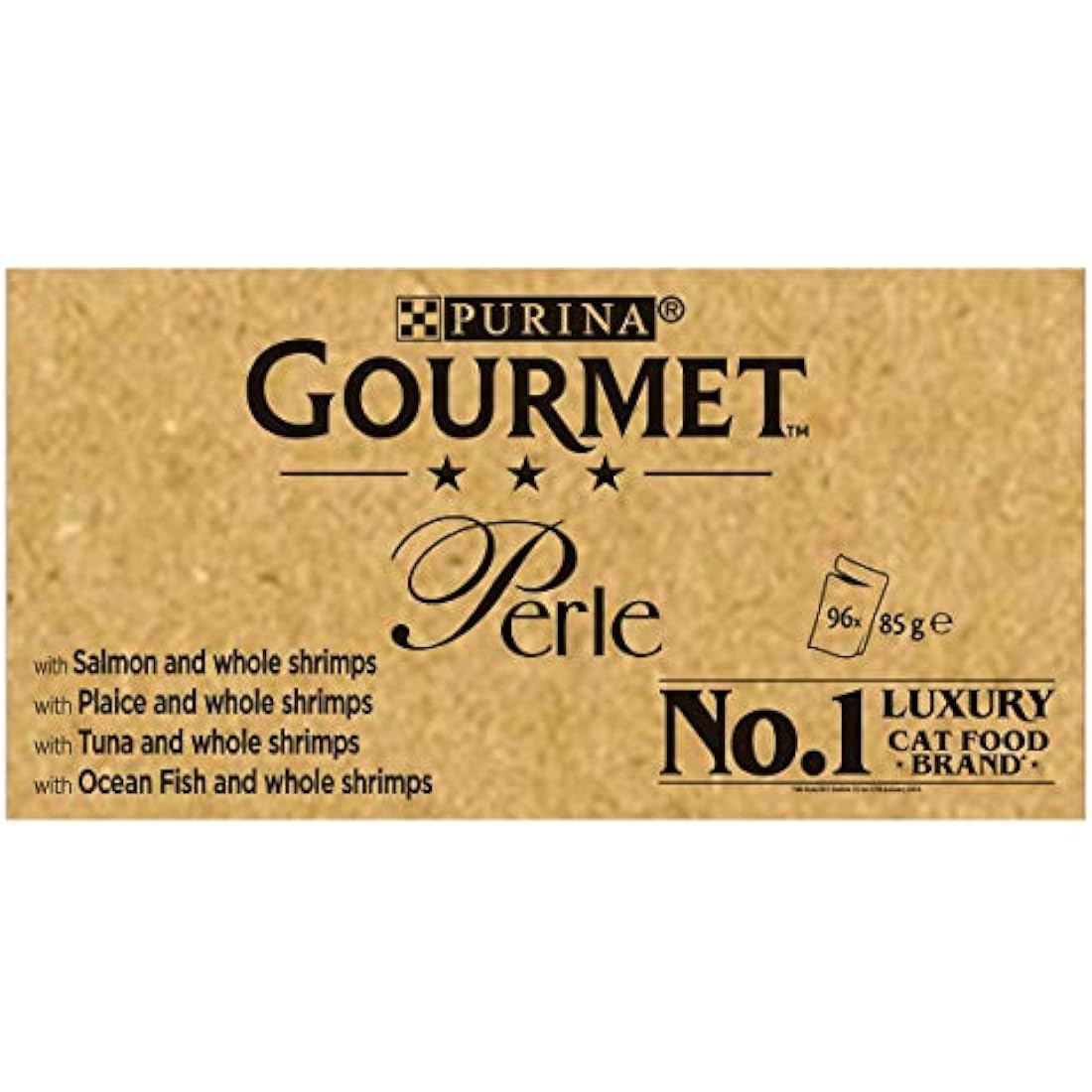 Gourmet Perle Wet Cat Food Ocean Delicacies in Gravy - 48 x 85g