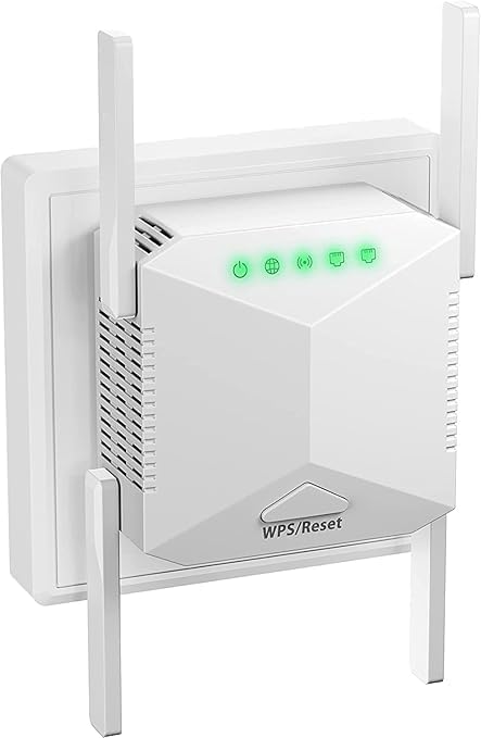 WiFi Extender – 5000 Sq.ft Range Booster with Ethernet Port