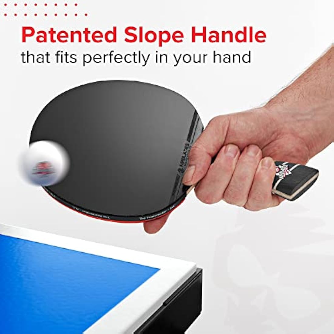 AirBlades Peace Maker ALC Carbon Fiber Ping Pong Paddle with Hard Case