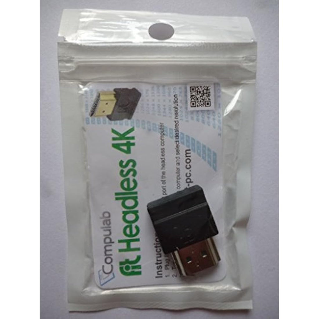 CompuLab 4K Display Emulator – HDMI Headless Adapter for PC and Mac