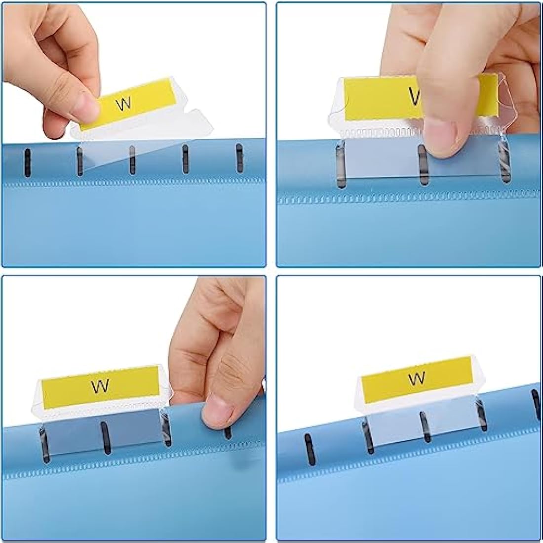 MerryNine A4 Suspension Files – 15-Pack Blue Polypropylene Folders
