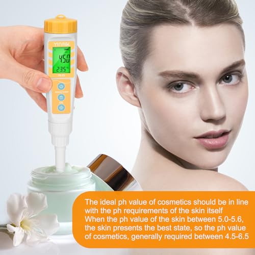 YINMIK Digital Food pH Meter – Professional Spear Probe Tester with ATC