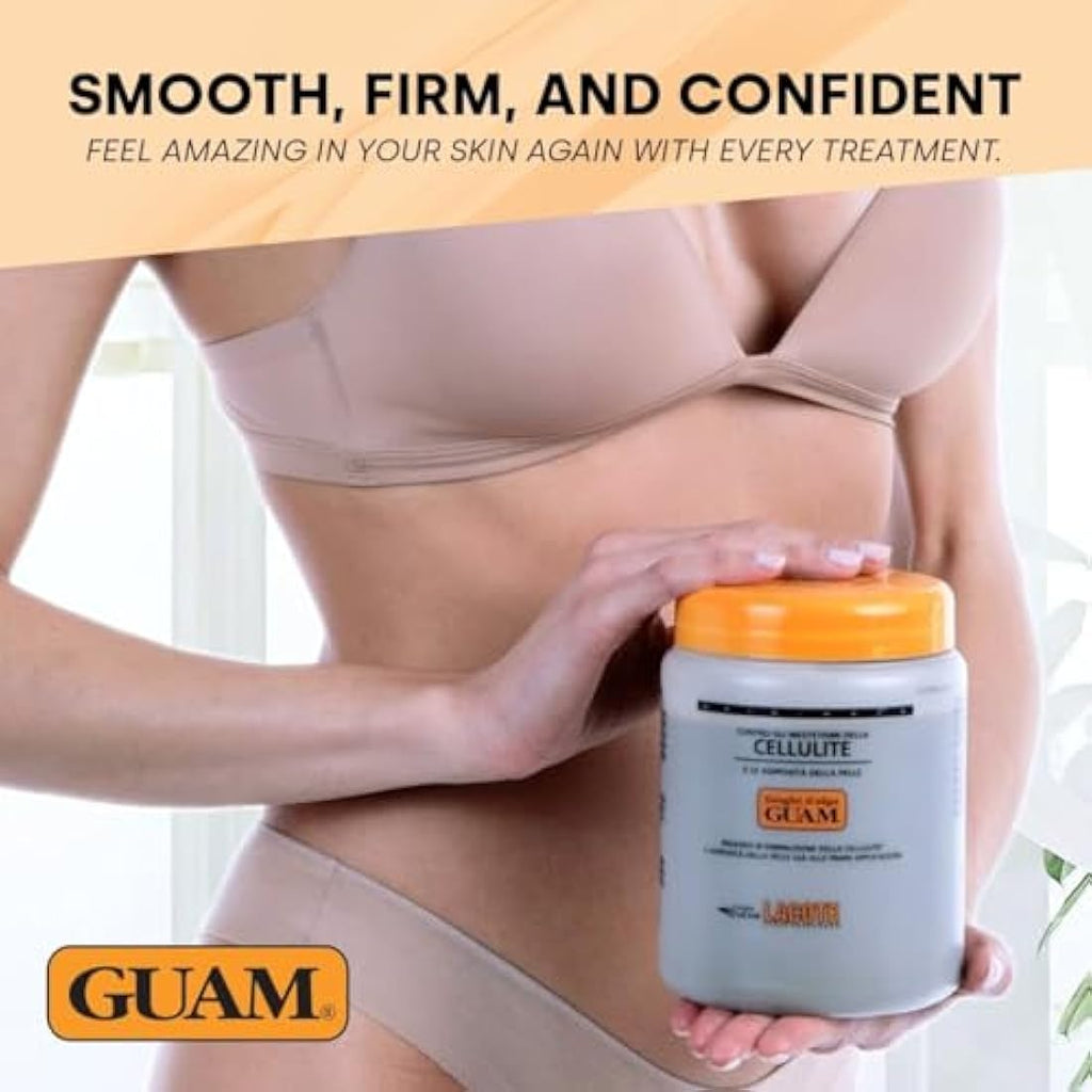 GUAM Seaweed Mud Anti-Cellulite Treatment - 1kg Skin Firming Body Mask