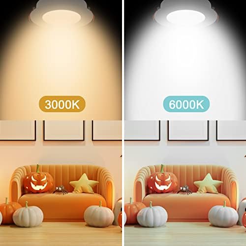 Jolof Store Ultra Slim LED Recessed Ceiling Lights | 6000K Cool White | 10 Pack