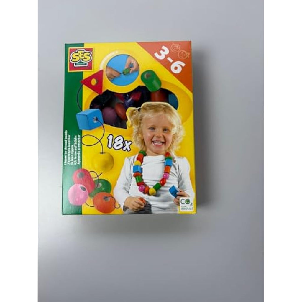 SES Creative I Learn to Thread Beads – Educational Fine Motor Toy