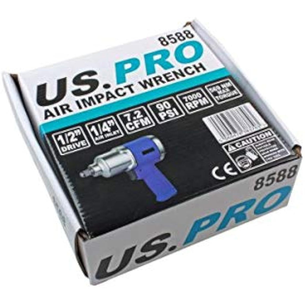 US PRO 1/2" Air Impact Wrench Gun – 569Nm Torque Pneumatic Tool