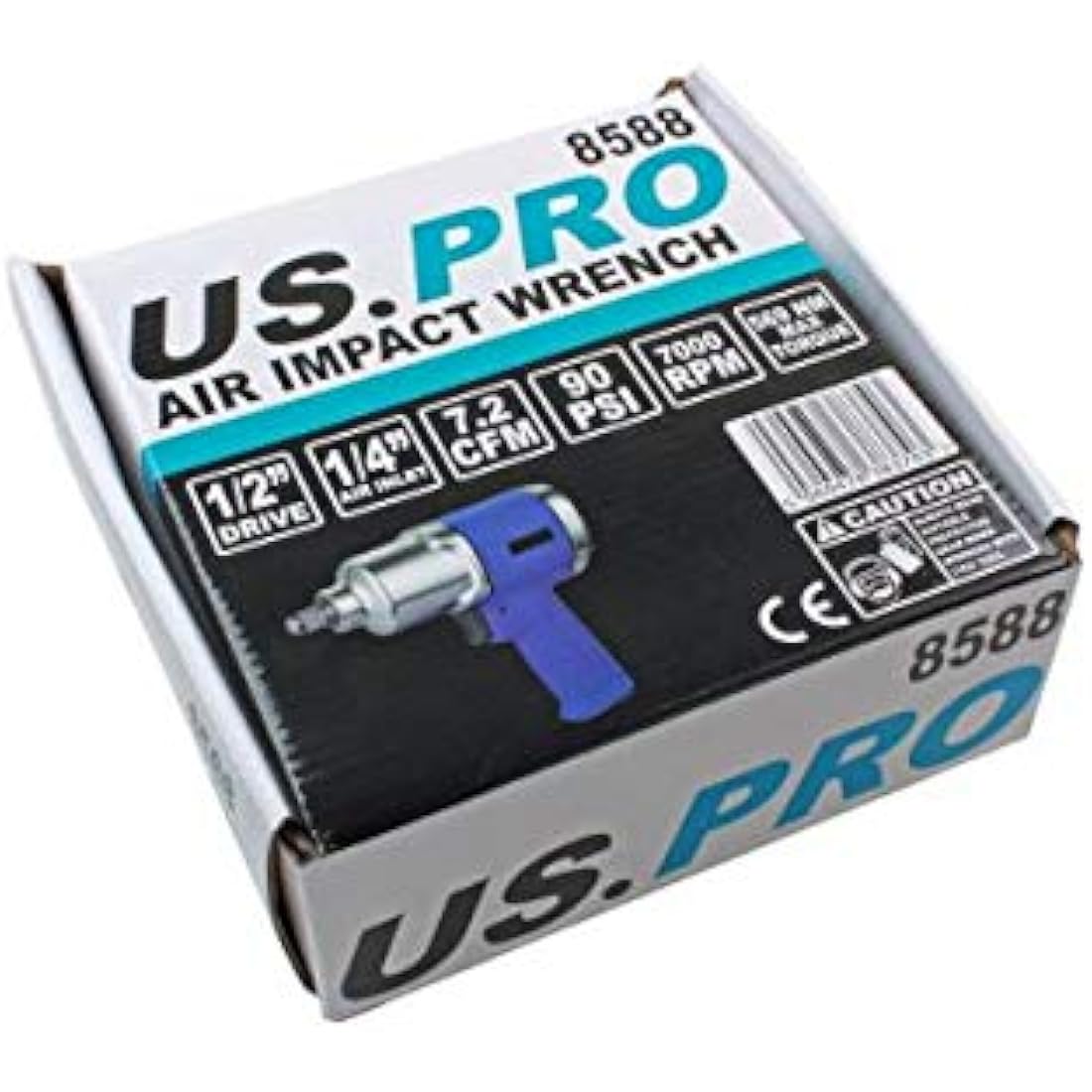 US PRO 1/2" Air Impact Wrench Gun – 569Nm Torque Pneumatic Tool