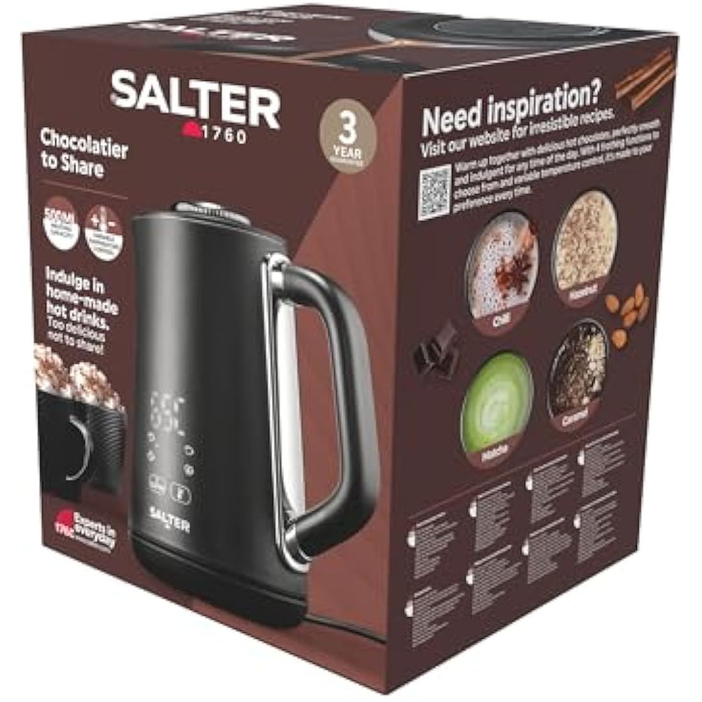 Salter Chocolatier Hot Chocolate Maker | 500ml Automatic Milk Frother