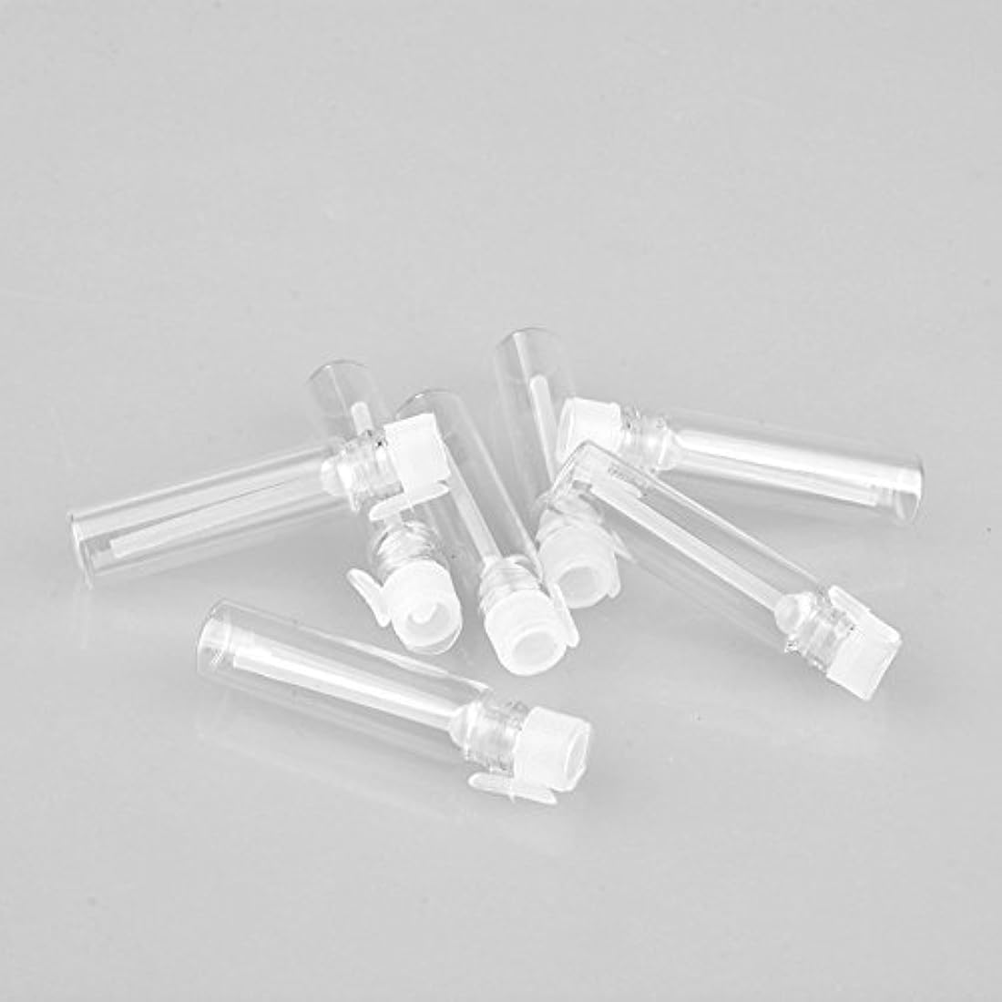 Jolof Store 100Pcs Glass Essential Oil Sample Vials - 1ml Travel Bottles