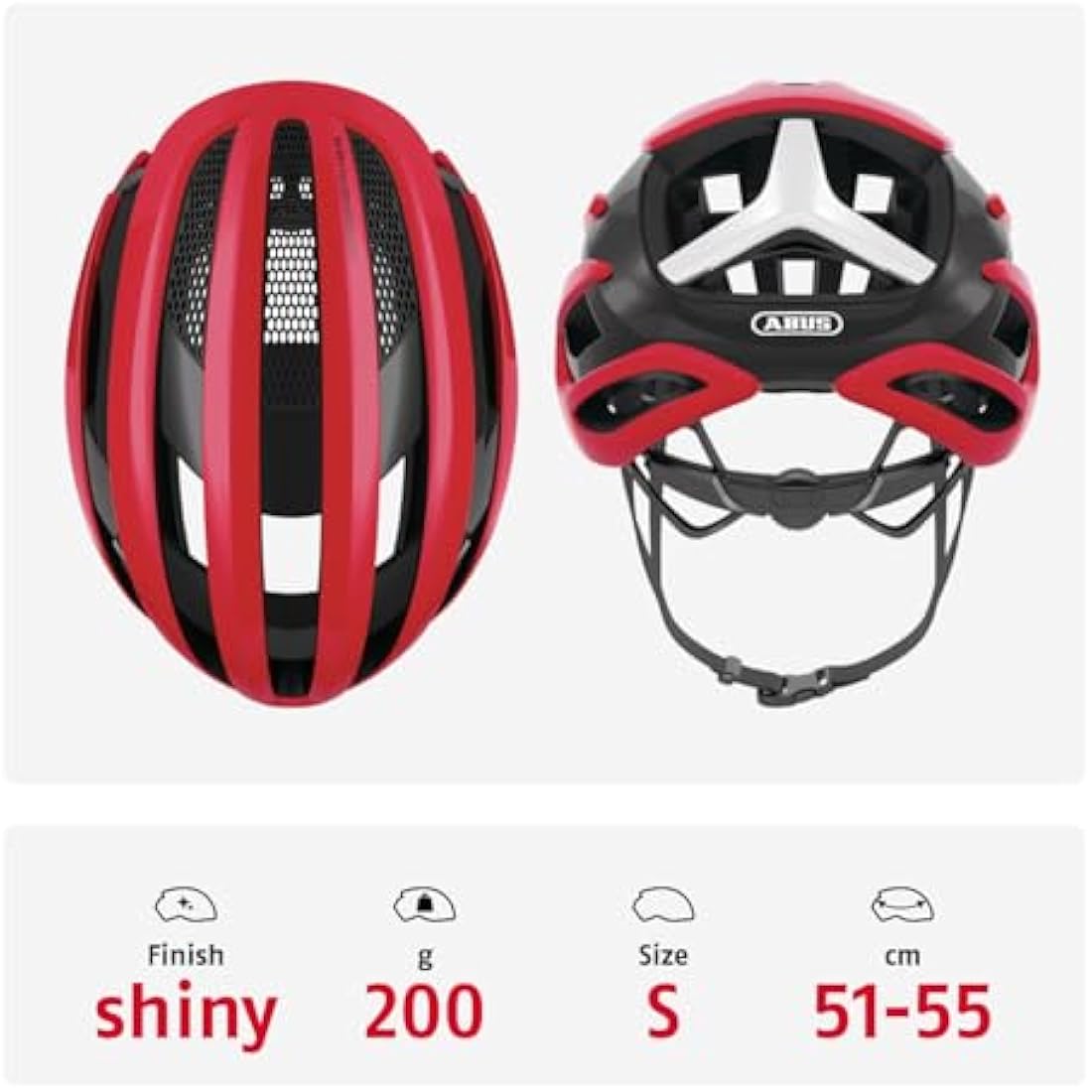 ABUS AirBreaker Road Bike Helmet – Lightweight Aerodynamic Cycling
