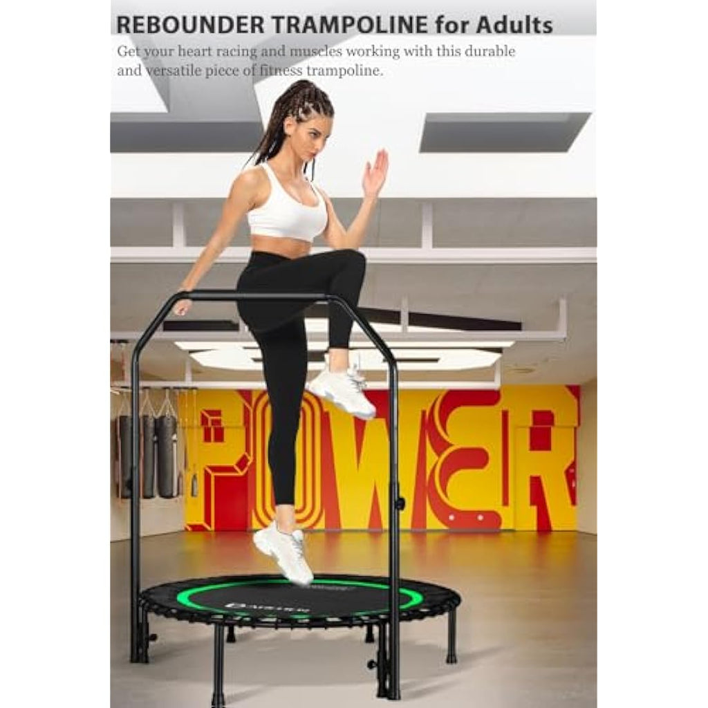 DARCHEN Rebounder Trampoline - 200KG Silent Mini Fitness Trampoline | 100CM