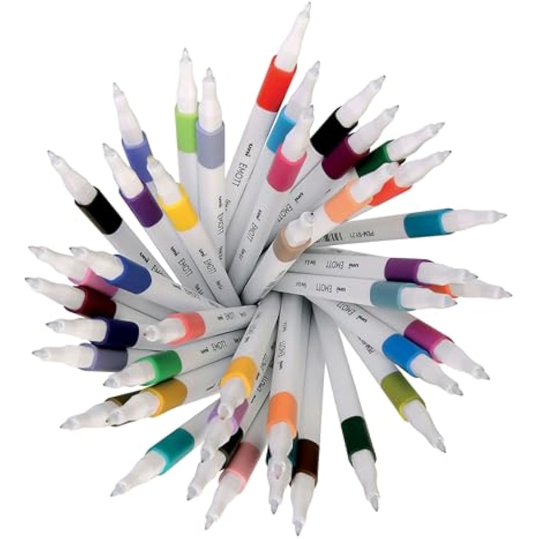 Uni-ball Emott Fineliner Pens – 40 Color Set – 0.4mm Fine Tip Drawing Pens