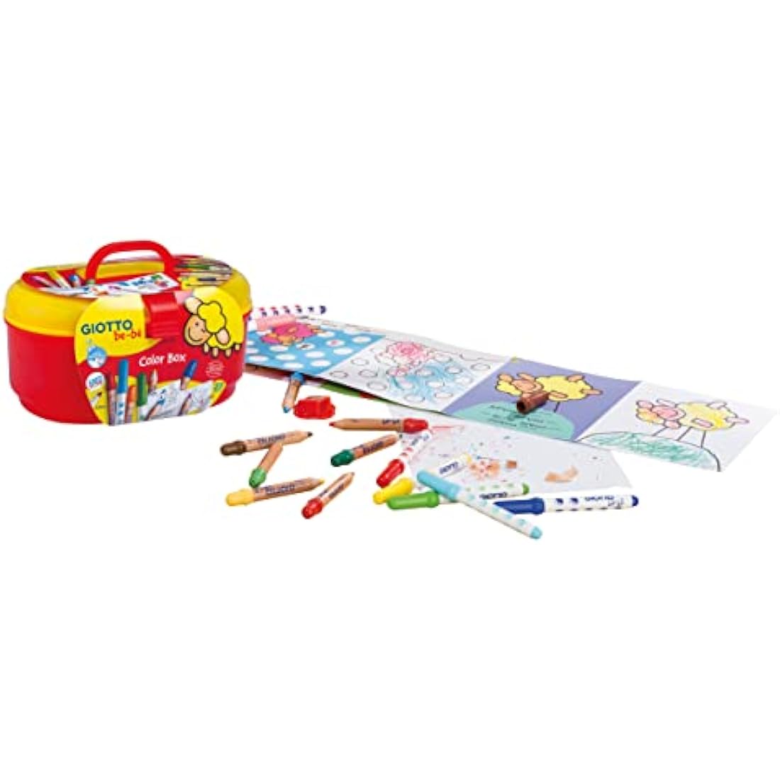 GIOTTO be-bè Large Colouring Box - 27 Piece Creative Art Set