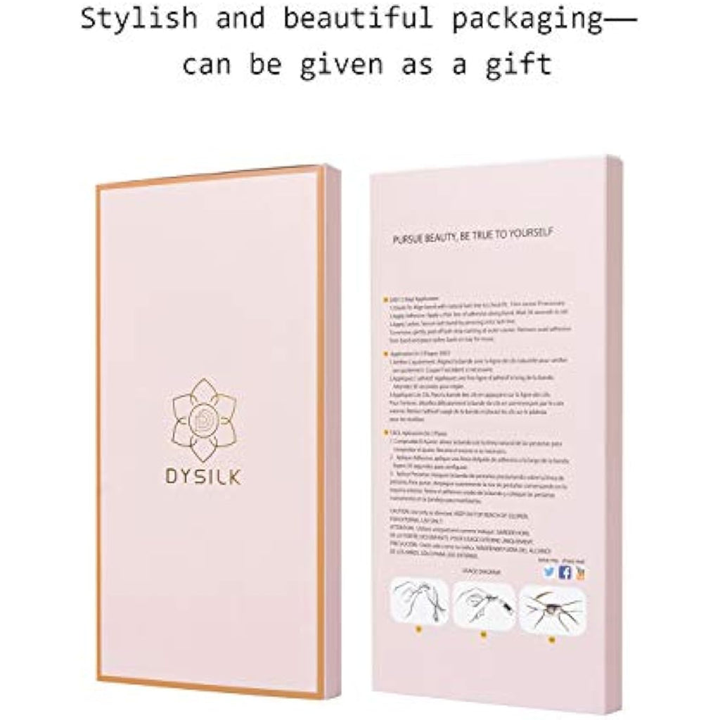 DYSILK 5D Wispies False Eyelashes – Reusable Handmade Synthetic Lashes