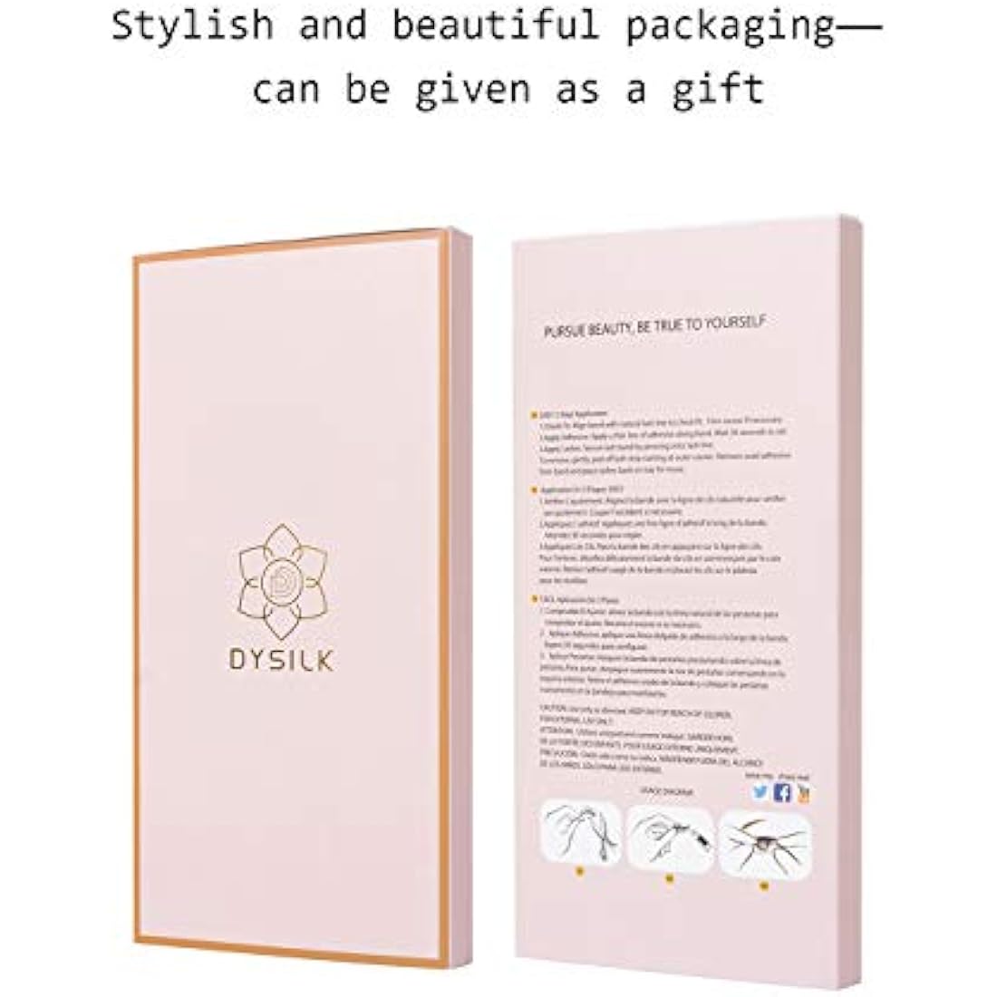 DYSILK 5D Wispies False Eyelashes – Reusable Handmade Synthetic Lashes