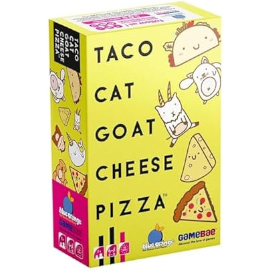 Blue Orange Taco Cat Goat Cheese Pizza Card Game - Fast Party Game