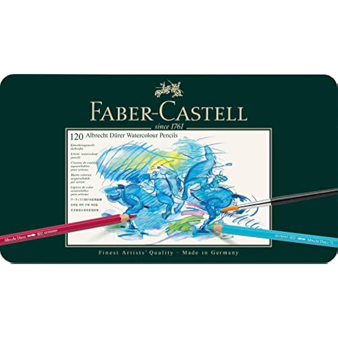 Faber-Castell Albrecht Dürer Watercolour Pencils - Tin of 120 Colors