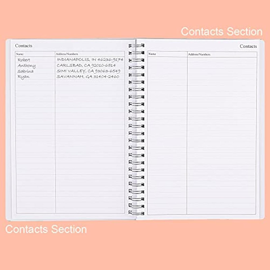 Undated A5 Planner – Weekly & Monthly Goal Tracker Journal