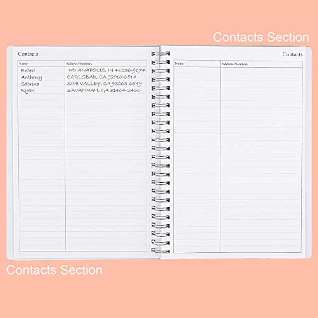 Undated A5 Planner – Weekly & Monthly Goal Tracker Journal