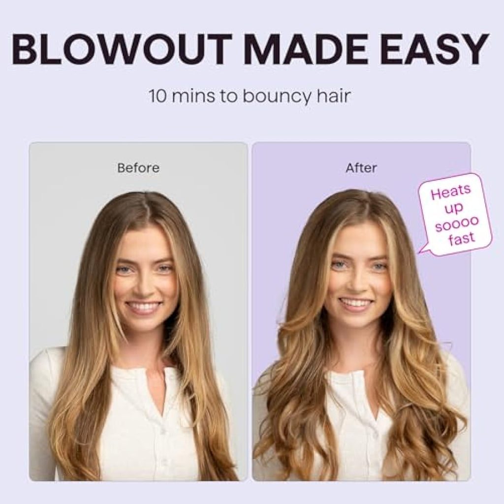 Wavytalk Thermal Brush | 38mm Ionic Heated Round Brush for Blowout