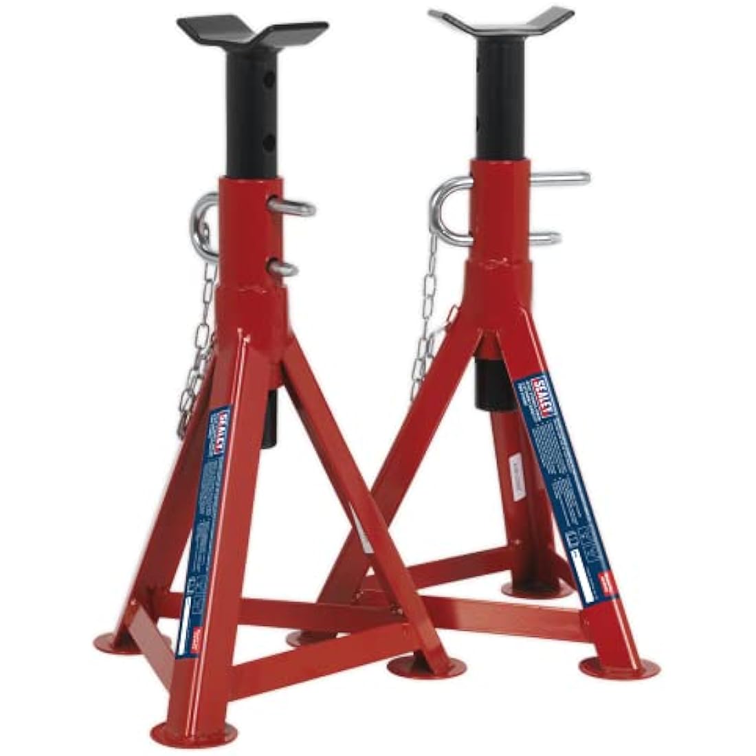 Sealey Axle Stands - 5 Tonne Capacity Per Pair - Heavy Duty Steel