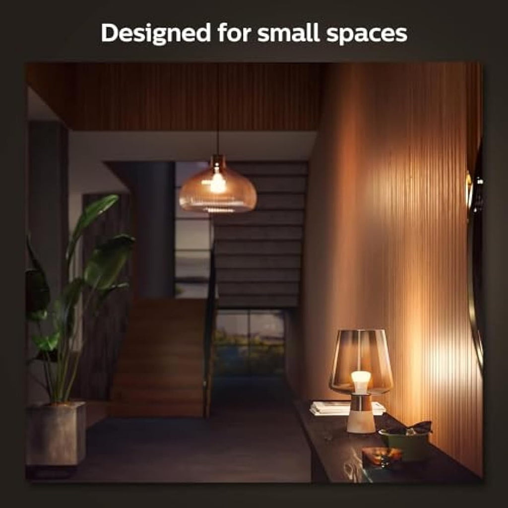 Philips Hue White Smart LED Bulb 4-Pack | E27 Edison Screw | 800lm