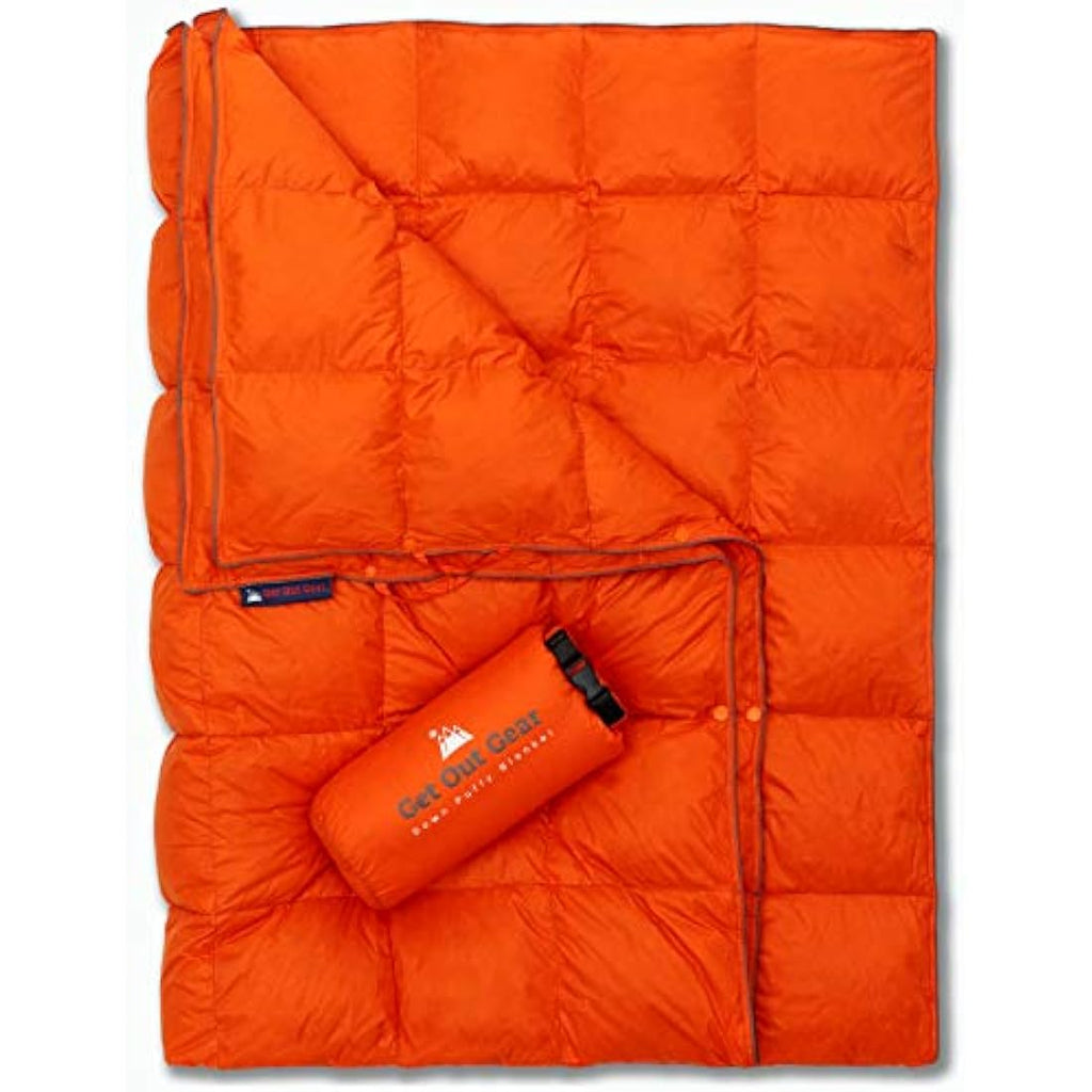 Get Out Gear Down Camping Blanket – 650 Fill Power Packable Quilt