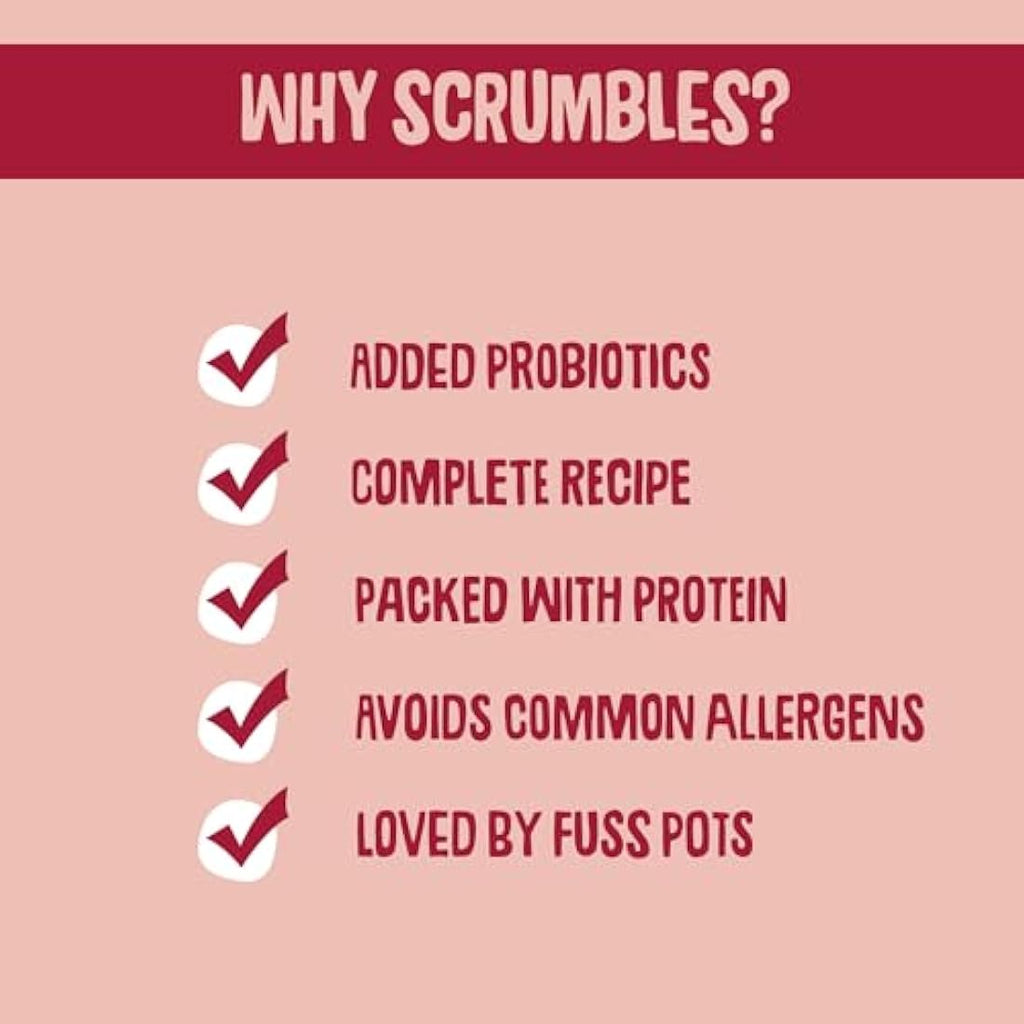 Scrumbles Grain Free Salmon Dry Dog Food for Sensitive Digestion – 7.5kg