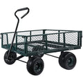 MOUNTALL Heavy Duty Garden Cart – 350kg Steel Mesh Utility Wagon
