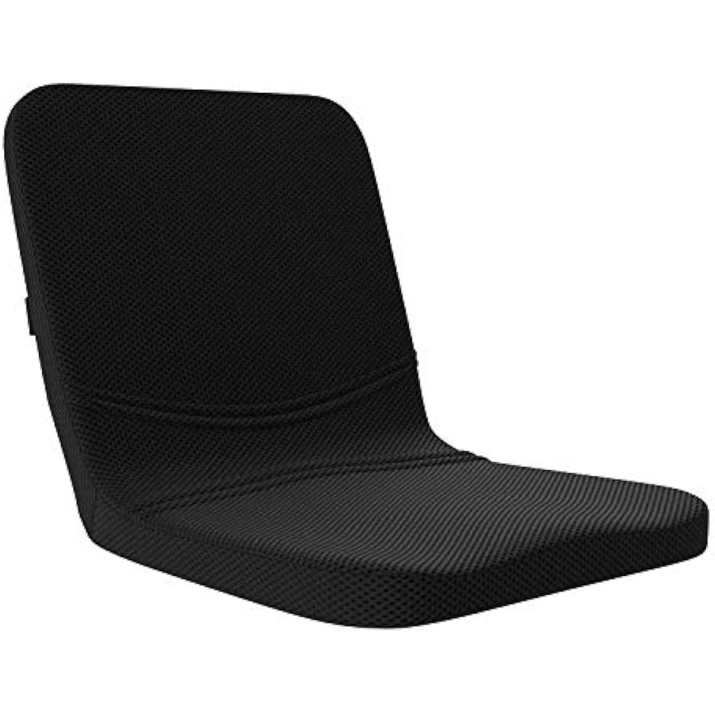 bonmedico Ergonomic Lumbar Support Cushion - Memory Foam Seat Back - Black