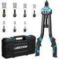 Libraton 16" Rivet Nut Tool Kit | 7 Metric Mandrels & 70 Rivet Nuts