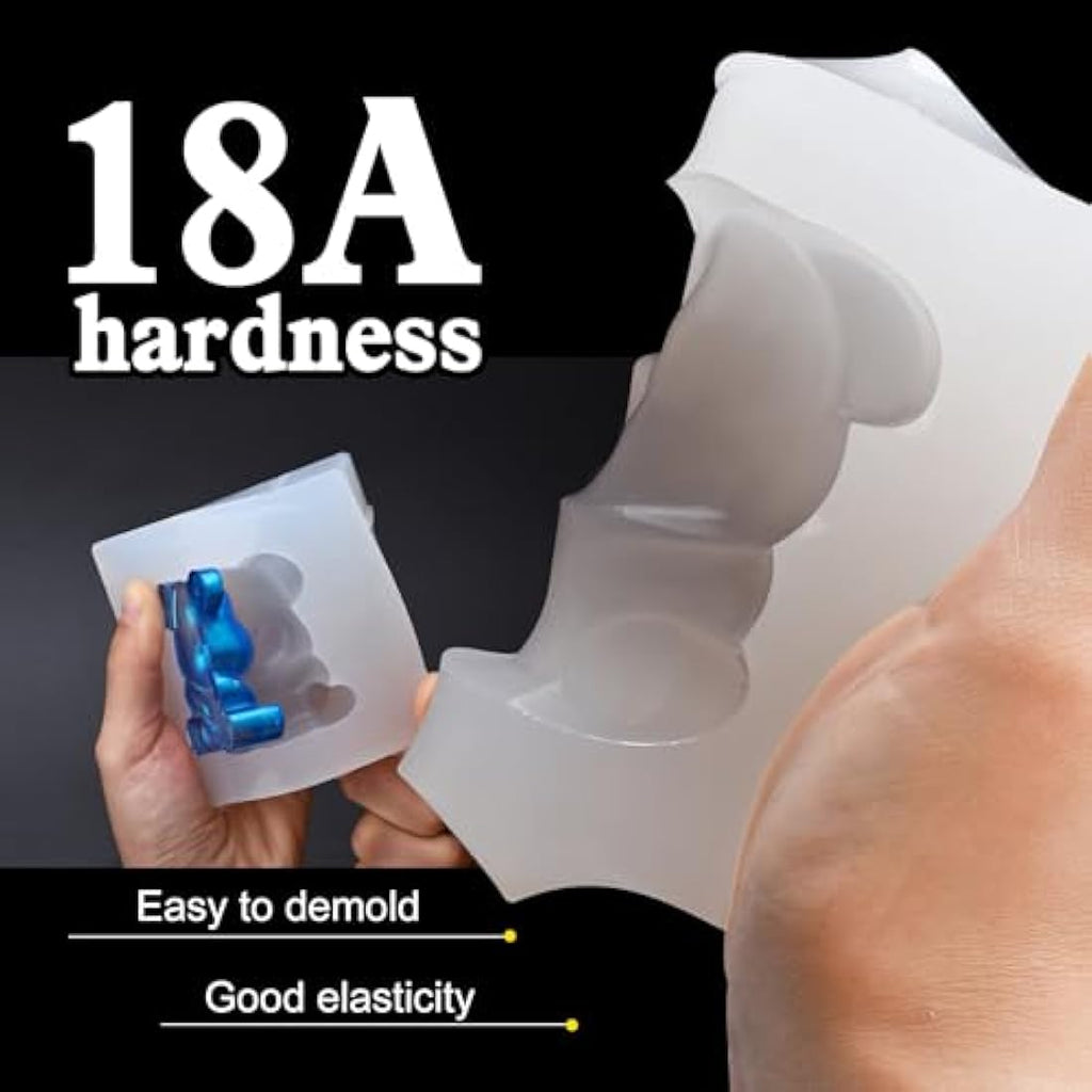 Silicone Mould Making Kit – 76oz Translucent Liquid Rubber