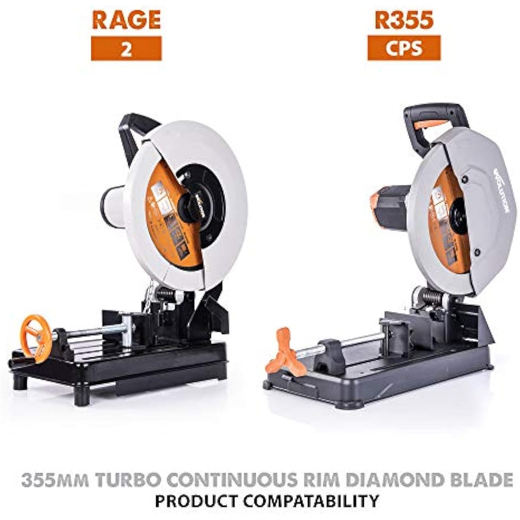 Evolution 355mm Diamond Blade for Roof Tiles and Slate – RAGEBLADE355