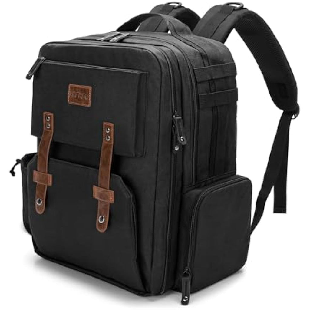 BAFASO Barber Backpack - Professional Hair Tool Travel Bag, Black