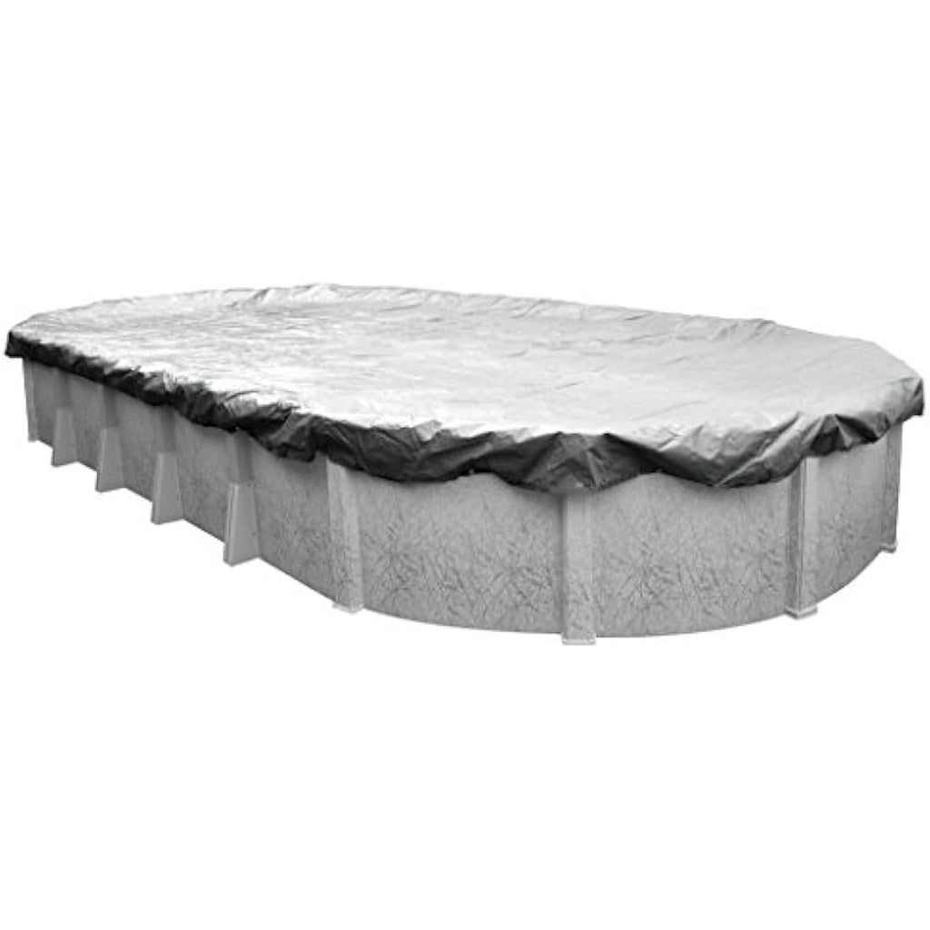 Robelle Dura-Guard Winter Pool Cover for 18x33 ft Oval Above Ground Pools