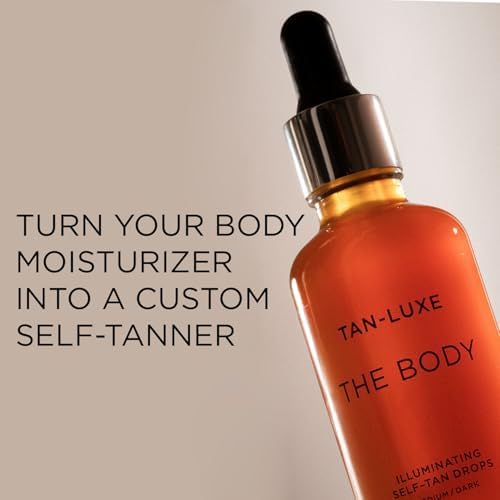 TAN-LUXE THE BODY Self Tan Drops – Custom Skincare Tanning Drops