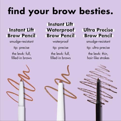 e.l.f. Instant Lift Brow Pencil – Dual-Sided Eyebrow Definer, Auburn