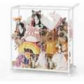 BBLIKE Stuffed Animal Zoo Storage - Large Metal Toy Organizer with Wheels