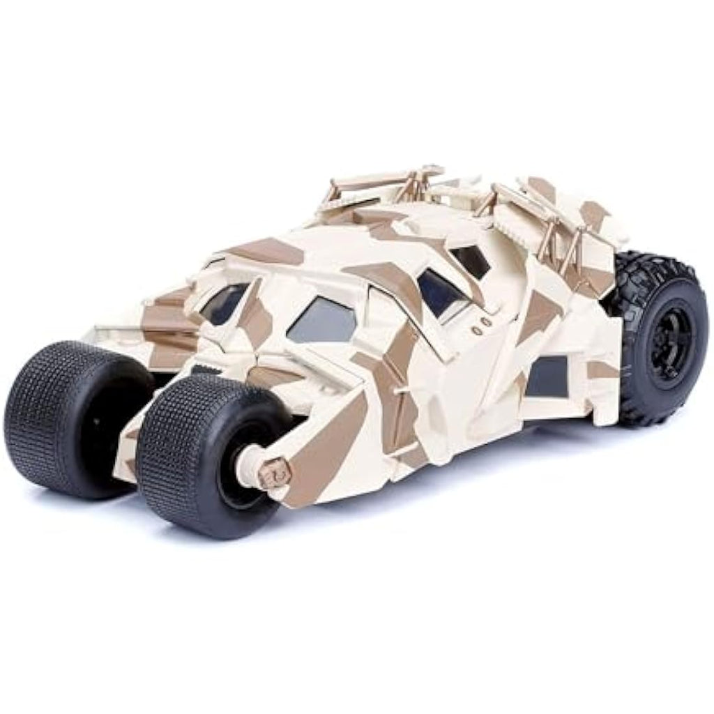 Jada Toys Batmobile Tumbler Camo 1:24 Die-Cast Model Car with Figure